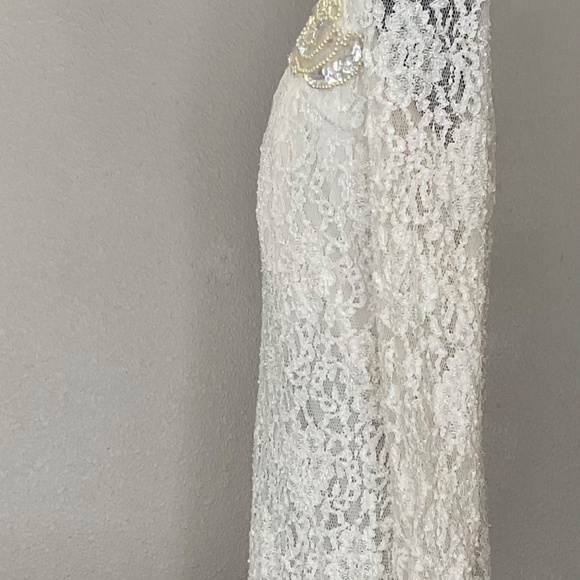 Vintage Lew Magram 90’s Lace Dress Women’s Size 14 - Picture 2 of 8